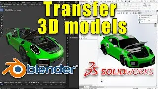 Blender to SolidWorks - Export as OBJ