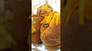 Delicious Recipe: Half a Baked Potato with Salsa Tutorial #shorts #bakedpotatoes #salsa #viralshort