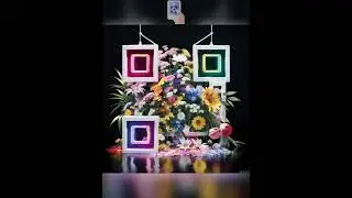 Qr code turn into Flower QR code Art💐