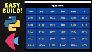 Building Jeopardy in Python and Flet