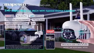 Mapesen 5.0MP HD Network Smart IR Metal Bullet Camera  | MAPESEN AI CAMERA
