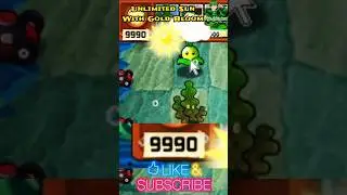 Unlimited Sun With Gold Bloom - Plants Vs Zombies #shorts #PVZ #pvz2 #Pvzhack #PVZmod #pvz3 #PVZ4