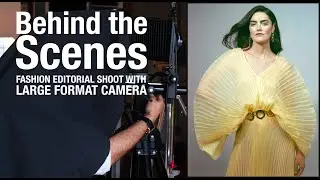 Fashion Editorial with Large Format Camera 4x5