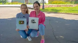 Распаковка серебряной кнопки YouTube / Марина Селиванова и Анастасия Глинкина 