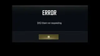 How To Fix Error [25] Client not responding on PUBG (Destin) 