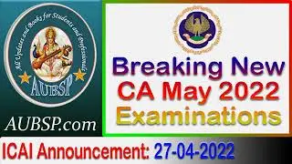 ICAI Announcement for CA Intermediate and CA Final May 2022 Exams to check Exemption Status
