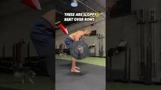 SLOPPY VS SOLID BARBELL ROW REPS | Pendlay & Bent Over Shown | #backworkout #lats #backexercise