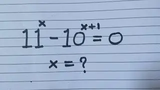Nice exponent logarithm maths simplification || Exponential maths simplification