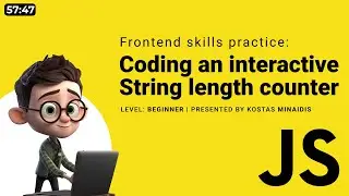 Coding an Interactive String Counter in JavaScript (Beginner)