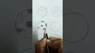How to draw balls easy drawing