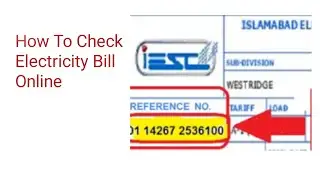 How to check Electricity Bill Online in Pakistan