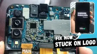 Samsung stuck on Logo: Power IC Repair