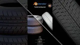 How to Design a Tyre in Blender 3D: Full Tutorial Coming Soon! #shorts #blender