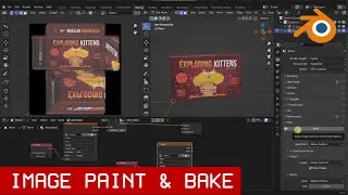Image Painting & Baking  | Intro to Projection Mapping in Blender