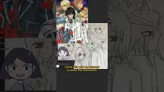 roasting my old cringy art from highschool #yuuning #oldart #cringy #artroast #animeart