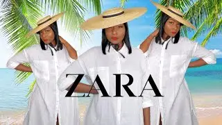 MINI ZARA SUMMER HAUL | VACATION LOOKS 🏝 TRY ON + STYLING VIDEO 2021| ZARA LINEN| ZARA HAUL