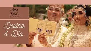 Akad Nikah Devina & Dio | Simple Footage while attending my Beautiful Niece's Weeding | Part 1/2