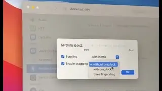 MacBook  Enable Dragging! (Multiple File Select Big Sur) Pointer Control