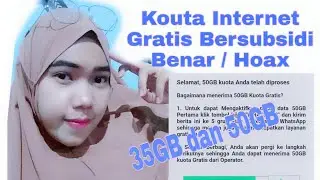 Kouta Internet Bersubsidi 50 GB Gratis Real Atau Hoax Ya ??