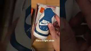 UNBOXING Military Blue Air Jordan 4 Retros #ytshorts #shorts