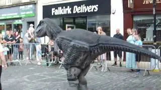 Dinosaur in Falkirk, Scotland