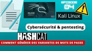KALI LINUX - COMMENT GENERER DES MOTS DE PASSE AVEC RSMANGLER ET HASHCAT