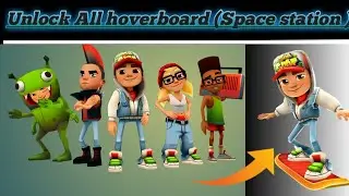 Unlocked All hoverboard Mod APK subway Surfers Space station+gameplay