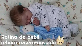 ROTINA DE BEBÊ REBORN RECÉM NASCIDO COM O OLIVER 👶💙