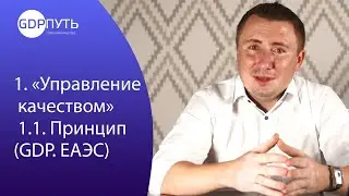 1. «Управление качеством» 1.1  Принцип GDP  ЕАЭС