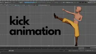 3D ANIMATION IN MAYA FOR BEGINNERS HINDI | KICK ANIMATION | DEKHO CGI