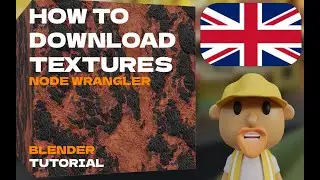 Node Wrangler, Downloading Textures | Blender 3d - Tutorial