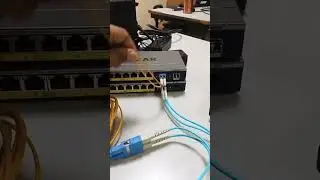 Switch to Switch connection with fiber 