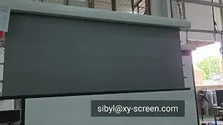 Customized motorized tab tension projector screen without black border