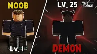 THE FORGE Just Opened Up | Reaching level 25 in The Forge (Roblox)