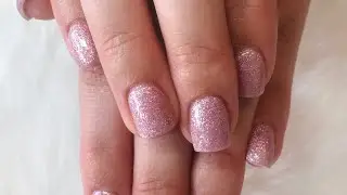 Watch Me Work - CJP Coconut Ice - Acrylic Nails Overlay on Natural Nails