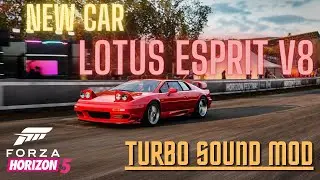 Lotus Esprit V8 With Turbo Sound Mod In Forza Horizon 5 | Wide-screen Gameplay