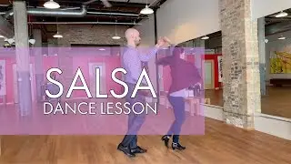 Beginner Salsa Dance Lesson (Leader's Spin)