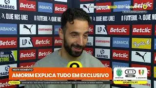 Flash-Interview de RÚBEN AMORIM (Sport TV) 01/11/2024.