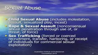 Children and Traumatic Events