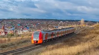 Электропоезд ЭС2Г-016 "Ласточка" сообщением Тольятти-Самара