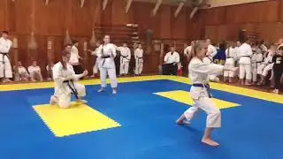 Синхронне ката Решетняк,Манушкіна, Тарасенко Бункай 12 13 років Кубок України 2023