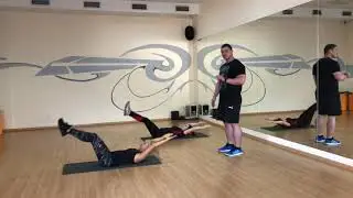 Складка. Упражнение на пресс