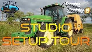My Farming Simulator Setup! (Studio Tour)