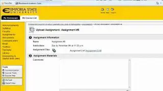IT 899 Master Project - Basics of Blackboard