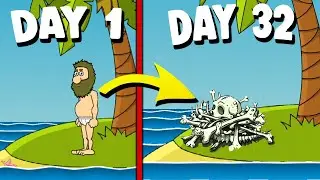 Surviving On A DESERTED ISLAND Is Hard...