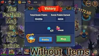 Realm Defense Connie Awakening Event  4654 Points Without Items - 1172 kill - Connie R6