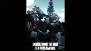Optimus Prime turning insane mode on
