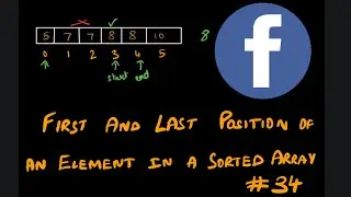 First and Last position of an element in a sorted array #34