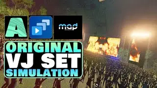 Rock VJ Jam | Resolume Arena | Madmapper | Chaser [Ultrawide 4k]