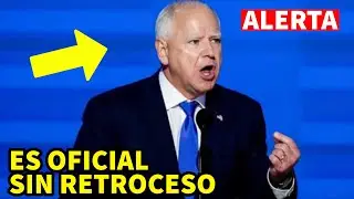 Tim Walz Acepta nominacion OFICALMENTE; Clinton pone en su lugar a Trump